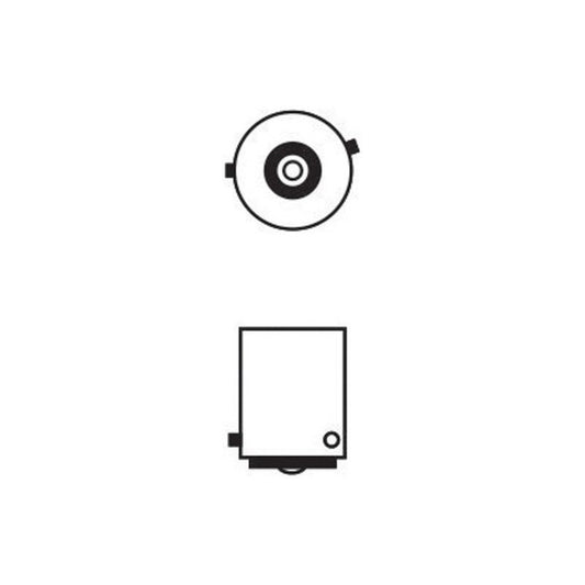 Par De Ampolletas 24v, 21w (globo Ambar) Py21w