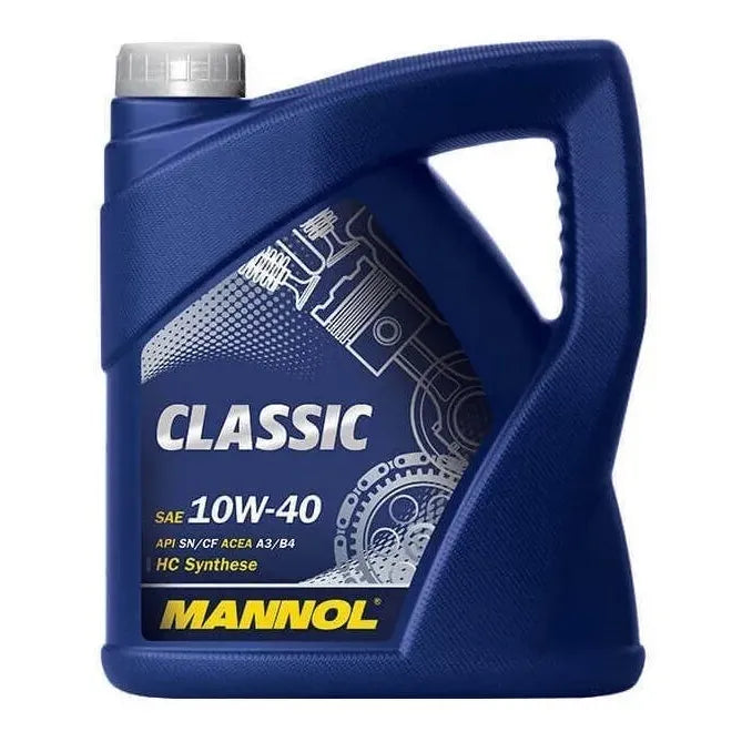 Aceite Para Motor Mannol Semi-sintético 10w-40 Para Auto/camioneta De 1 Unidad X 4l