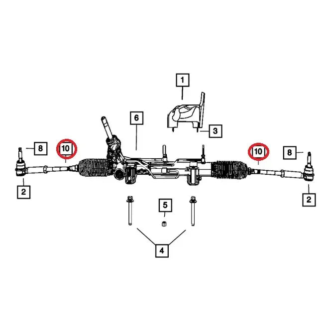 Axial Dirección Jeep Compass - Dodge Caliber 2007/2017 C