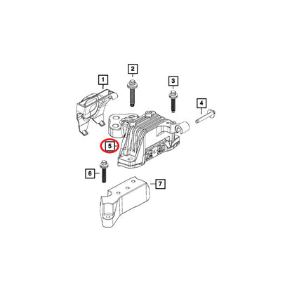 Soporte De Motor Delantero Izq Jeep Cherokee 2.4 (2014/2023)