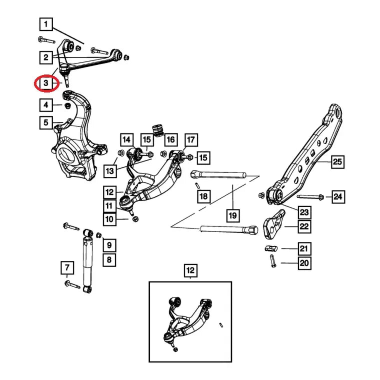 Par Bandejas Superiores Delan Dodge Ram 1500 3.7 4.7 2002/05