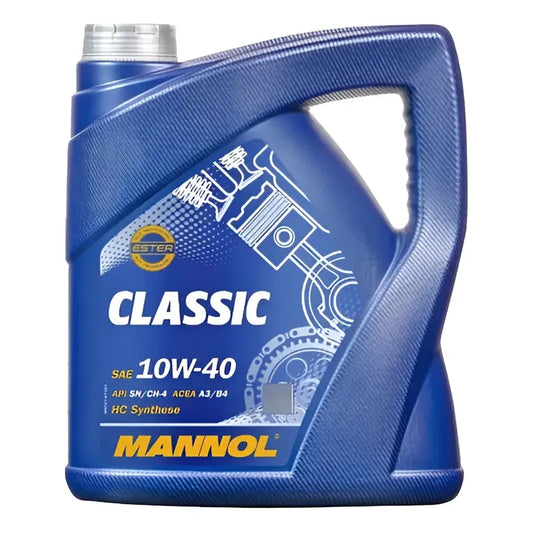 Aceite Para Motor Mannol Semi-sintético 10w-40 Para Auto/camioneta De 1 Unidad X 4l
