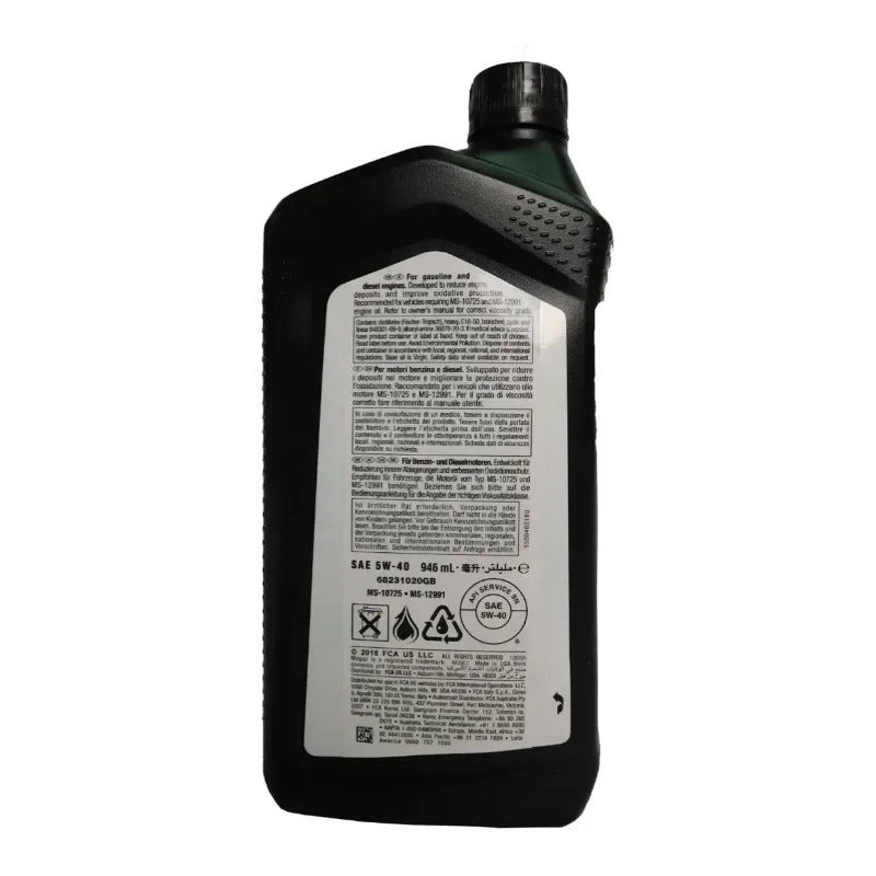Aceite Motor Mopar Original 5w40 946ml