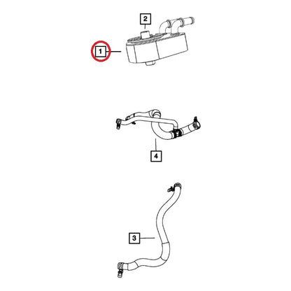 Enfriador De Aceite Jeep Compass - Patriot - Dodge Caliber