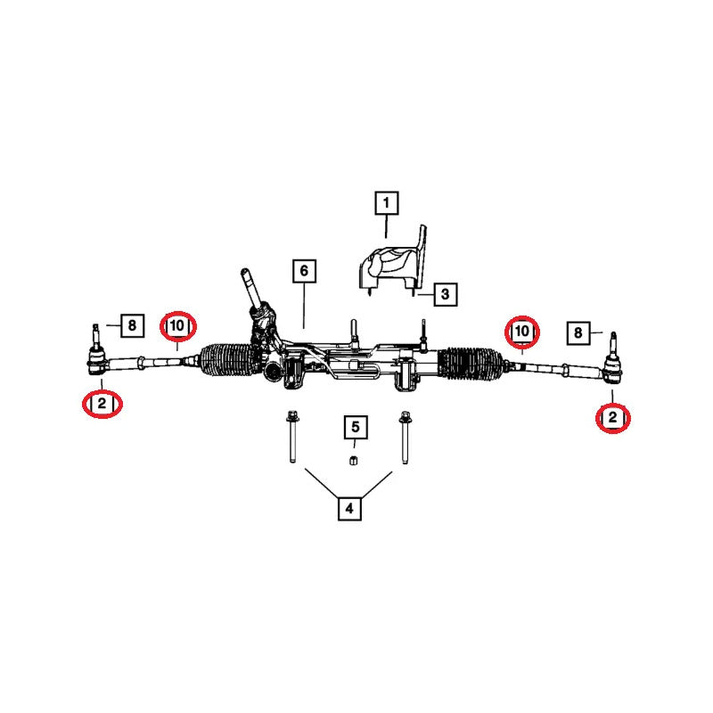 Kit De Suspension Delantera Jeep Compass Patriot 2.4 2007/17