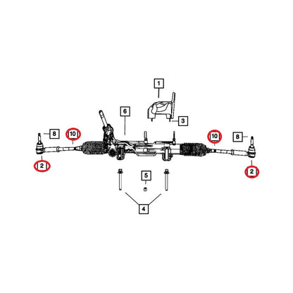 Kit De Suspension Delantera Jeep Compass Patriot 2.4 2007/17