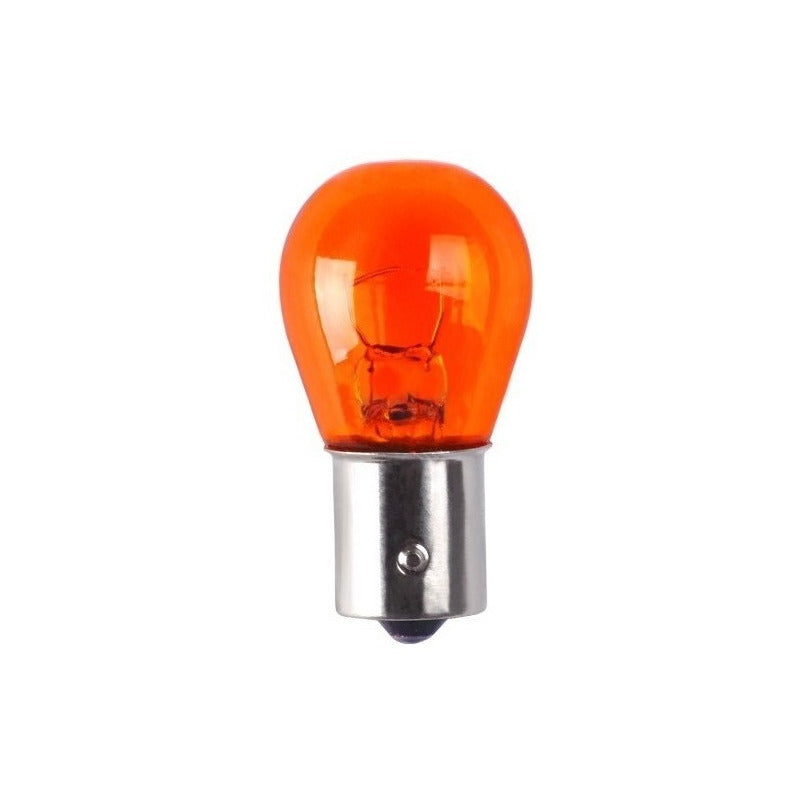 Par De Ampolletas 24v, 21w (globo Ambar) Py21w