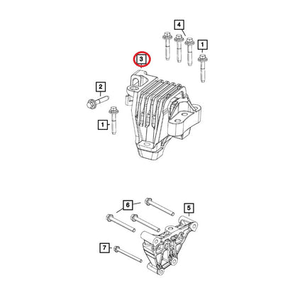 Soporte De Motor Delantero Derecho Jeep Cherokee 3.2 14/22 I